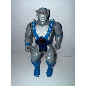 Vintage 1985 Thundercats Panthro Action Figure LJN Toys Battle-Matic Grey Blue
